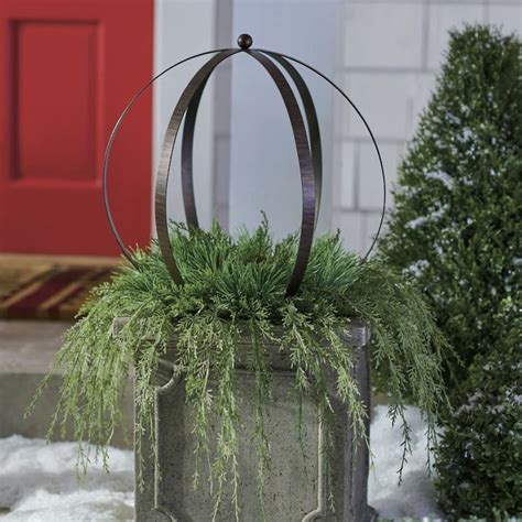 Drippy Evergreen Urn Filler with Cage | Grandin Road