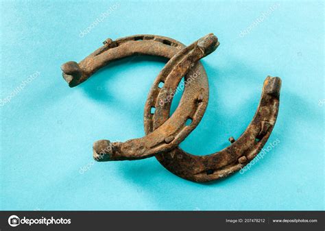 Old Rusty Horseshoes Background — Stock Photo © Fotofabrika #207478212