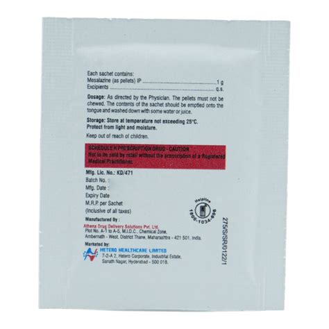 Mesarem Sachet 1 gm Price, Uses, Side Effects, Composition - Apollo ...