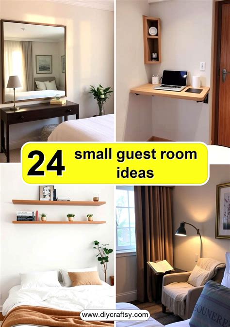 24 Small Guest Room Ideas for Comfortable and Functional Spaces