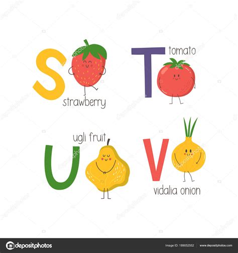 Fruta O Verdura Con Letra V - Uno