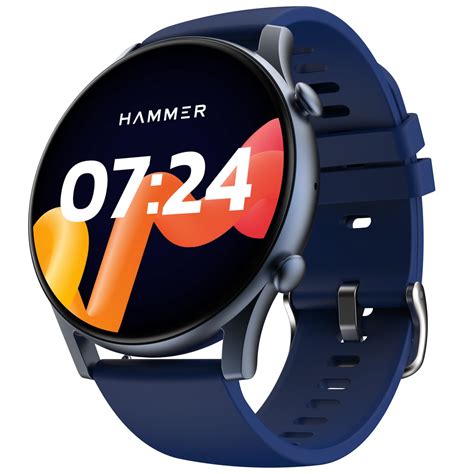 HAMMER Glide 1.43" AMOLED Round Dial Smart Watch with Calling Function ...