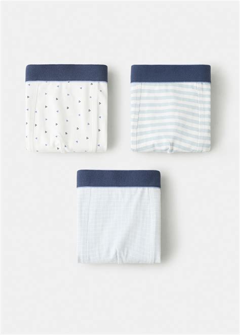 Pack of 3 cotton combination briefs - Kids | MANGO India