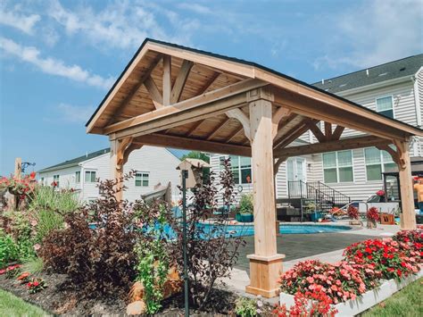 Red Cedar Pavilions for Sale Nationwide - Rustic Patio Pavilions