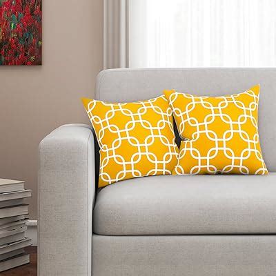 Buy SEJ by Nisha Gupta Geometric HD Digital Polycotton Cushion Covers ...