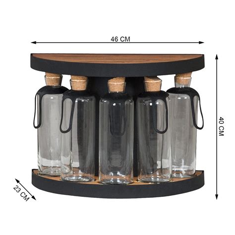 Buy Online Cordian Wine Wall Bottle Holder - IAAH