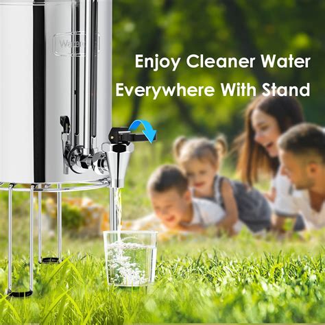 Buy Waterdrop Gravity-fed Water Filter System, 2.25-Gallon Stainless ...