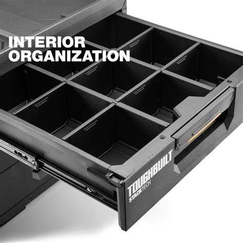 TOUGHBUILT STACKTECH XL 21-in W x 15.6-in H x 16-in D 3 -Drawer Plastic ...