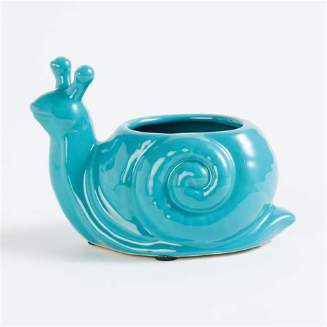 Buy Malta Ceramic Snail Planter from Home Centre at just INR 549.0