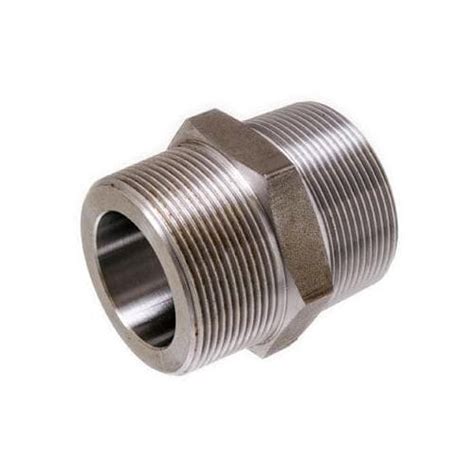 ヤマト特殊鋼 S25C 高圧 角ニップル_15AX10Aの通販｜カウネット