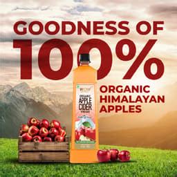 Organic Apple Cider Vinegar For Improved Gut Health - 750 ml