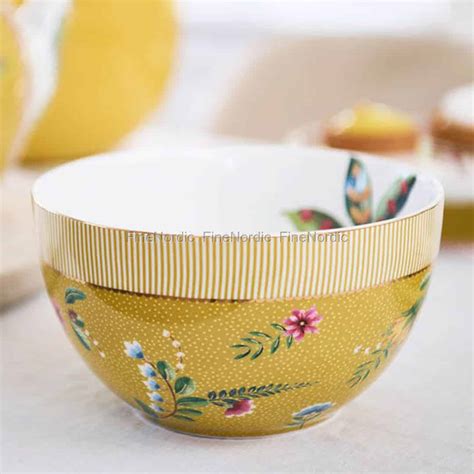 Pip Studio Bowl La Majorelle Yellow 18 cm