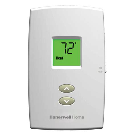 HONEYWELL HOME Low Voltage Thermostat: Digital, Heat Only, 1 Heating ...