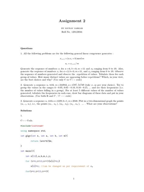 Combined Linear Congruential Generator C-code 的图像结果