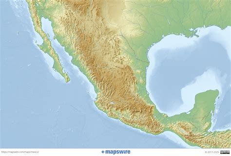 Free Maps of Mexico | Mapswire
