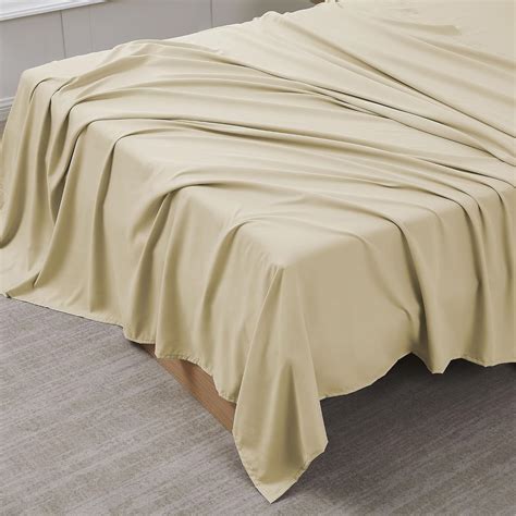 Amazon.com: King Size Flat Sheet Only - Ultra Soft & Breathable Brushed Microfiber Top Sheet ...