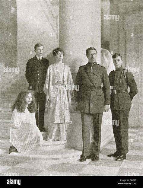 Albert I (1875-1934). King of Belgium (1909-1934). The Belgian royal ...