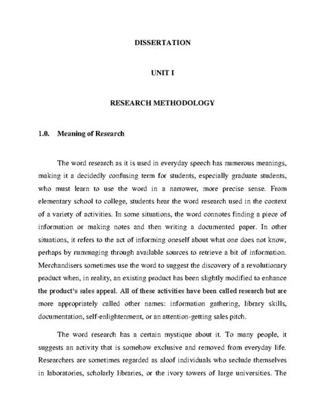 Paper 26 - guide to research methods - DISSERTATION UNIT I RESEARCH ...