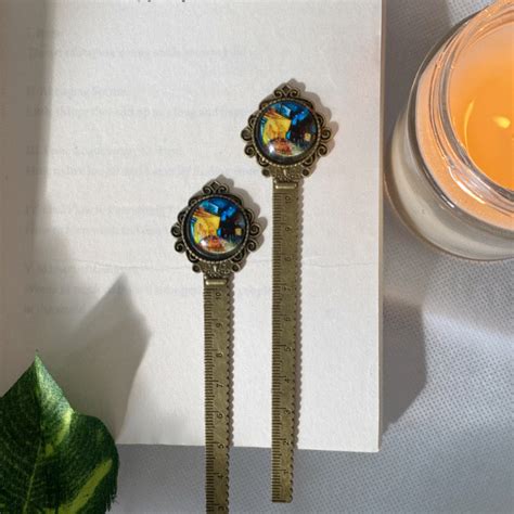 Cafe Terrace At Night Scale Bookmarks | Van Gogh Paintings – Ladywithcraft