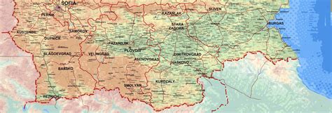 Map of Bulgaria: offline map and detailed map of Bulgaria