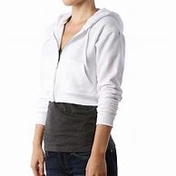 Image result for White Crop Top Sweatshirt
