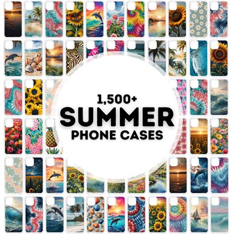 1500+ Summer Phone Case Sublimation Designs, Phone Case Png Bundle ...
