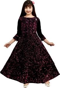 reshma fashion Girls Maxi/Full Length Party Dress Price in India - Buy ...