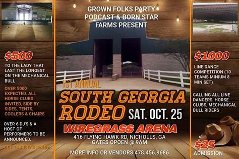 South Georgia Rodeo 2025, 83 Dopson Ln, Jacksonville, 25 October 2025 ...