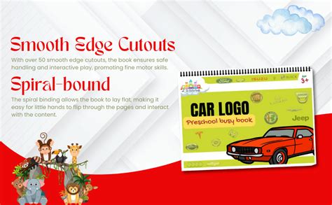 Toddler House - Car Logo Preschool busy book for toddlers, Preschool ...