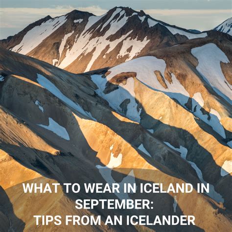 What To Wear In Iceland In September: Tips From An Icelander