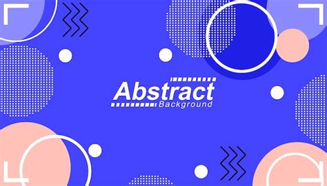 Fundo azul de meio-tom com linhas e formas de círculo | Vetor Premium