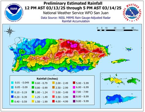 US - Lluvias Estimadas por Radar (13-14 de marzo de 2025) | Preliminary ...