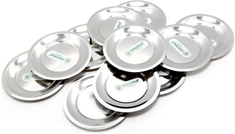 KCL Stainless Steel Glass Lid/Glass Cover/Ciba - Pack of 6, Diamater ...