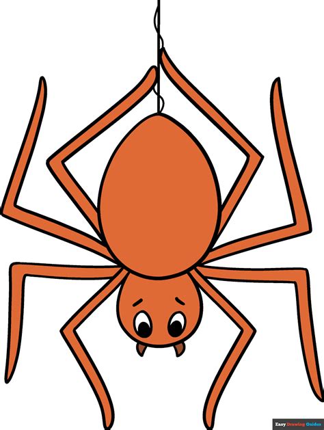 How to Draw a Spider - Really Easy Drawing Tutorial