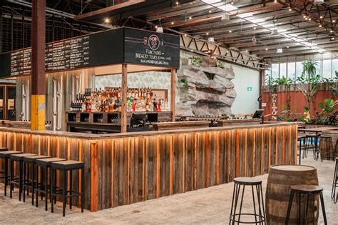 Industrial Timber Clad Bar Design @ Moon Dog World Brewery | Melbourne ...