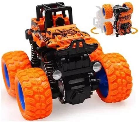 Toshee Mini Monster Truck Friction Cars Toys, 360 Degree Stunt 4wd Cars ...