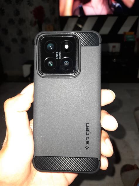 Spigen Rugged Armor Back Cover Case Compatible with Xiaomi 14 (TPU ...