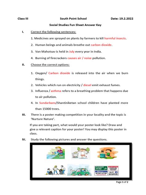 Image result for SST Answer Key