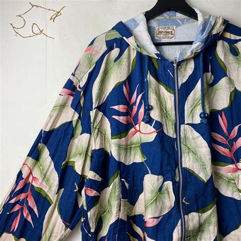 old botanical pattern zip-up hoodie | NOIR ONLINE