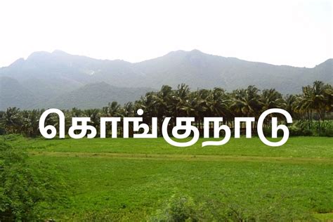 Kongu Nadu: கொங்கு நாடு பகுதியை தமிழ்நாட்டில் இருந்து தனியாக பிரிக்க ...