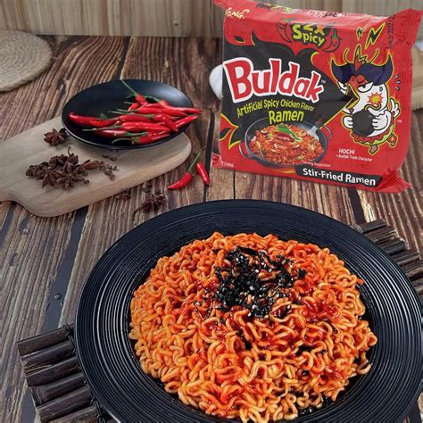 Samyang Buldak Ramen,Spicy Noodles,Stir Fried Ramen Noodles,2X Spicy,40 ...