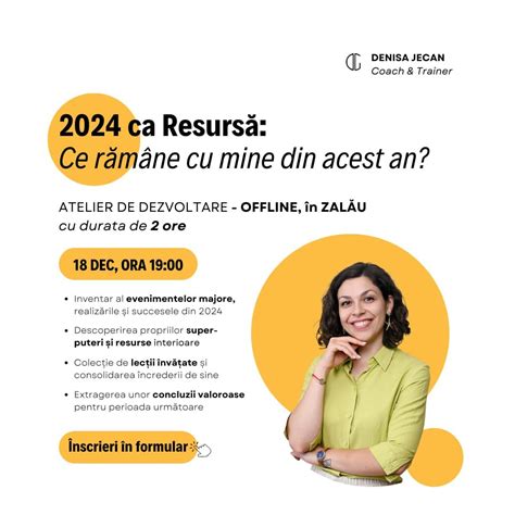 2024 ca Resursă: Ce rămâne cu mine din acest an?, Strada 9 Mai, Bloc U ...