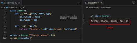 Image result for __Init__ and __Str__ in Python Tutorial