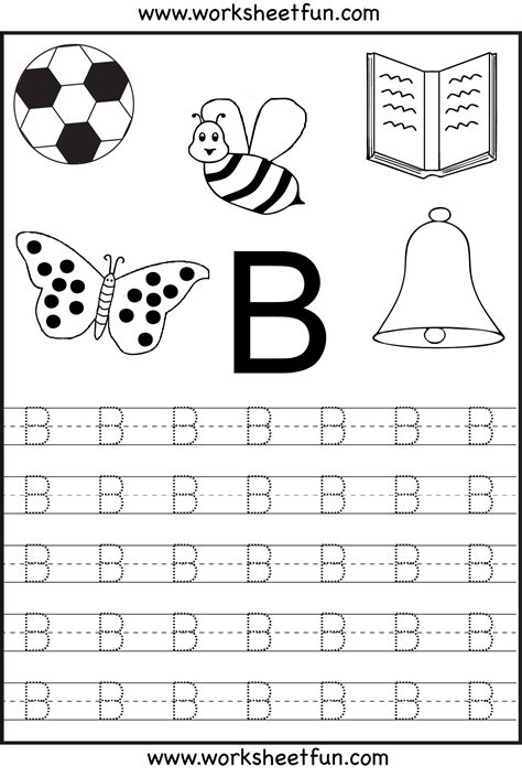 18 Letter B Worksheets for Practicing - Kitty Baby Love