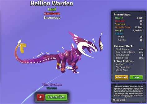 Hellion Warden Species | Creatures of Sonaria | Roblox | eBay