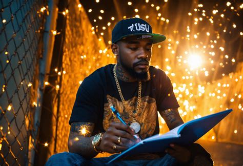 Lexica - Sky view rapper, "Tsu Surf" in rapping in prison writing in a ...