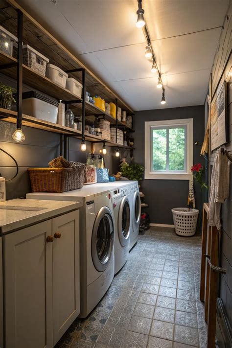 16+ Stunning Laundry Room Light Fixture Ideas