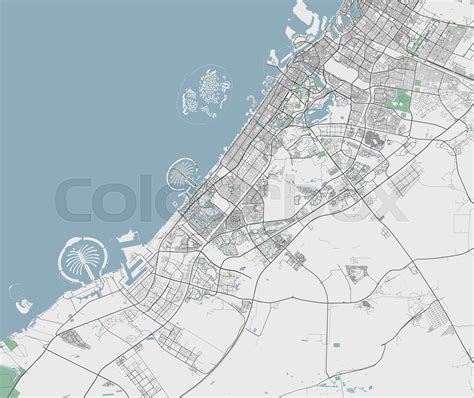 Dubai City Map Printable