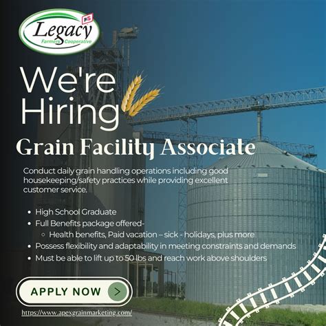Legacy Farmers Cooperative- previously APEX Grain is looking for a ...