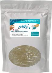 PATCO PHARMA Size 00 Green Empty Gelatin Pill Capsule - Gluten Free ...